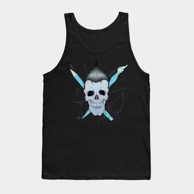 Horror Art Tank Top by schockgraphics